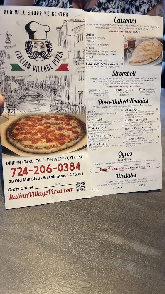 Italian Village Trattoria Menu image 2