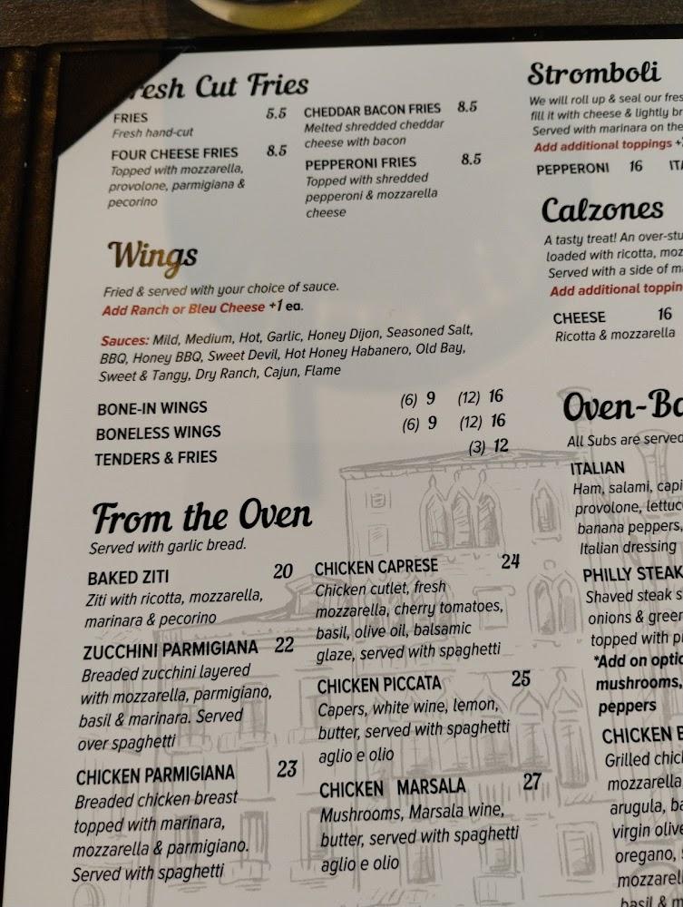 Italian Village Trattoria Menu image 3