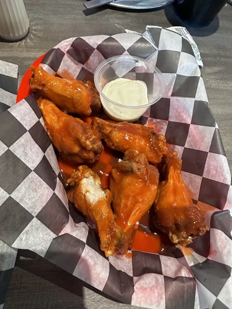 Wings with Hot Buffalo Sauce